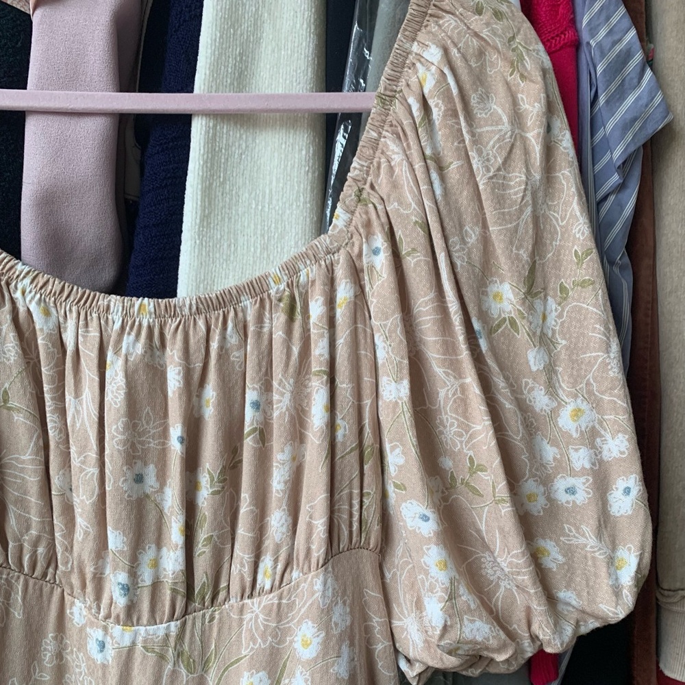 By Together Floral Puffed Sleeve Dress - Picture 8 of 10